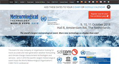 Desktop Screenshot of meteorologicaltechnologyworldexpo.com